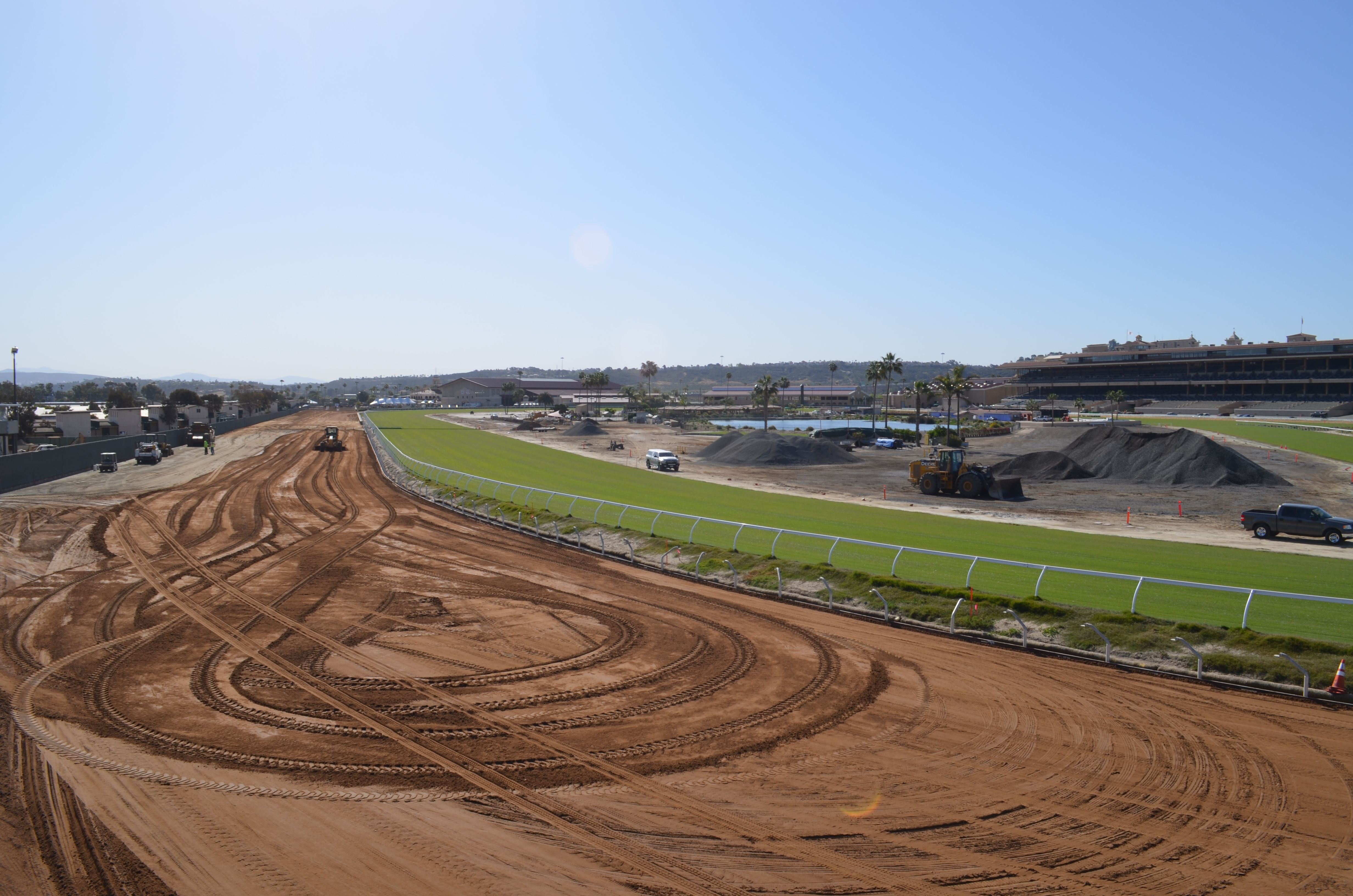 Del Mar’s Main Track Renovation Nears Finish